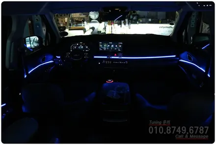 더뉴 카니발 KA4 순정형 LED 엠비언트 무드등 튜닝~ 로드아우터동탄점