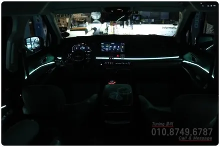 더뉴 카니발 KA4 순정형 LED 엠비언트 무드등 튜닝~ 로드아우터동탄점