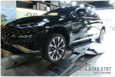 기아 K8 휠보레 장착!! 신차 패키지 튜닝으로 휠보호 까지~^^ 로드아우터 동탄점