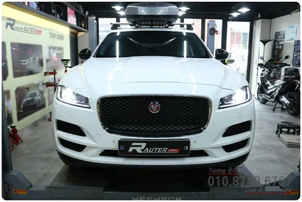 재규어 F페이스 HID 전조등 LED 교체｜브라비오 인증 D3S LED 광량 2배 업그레이드 튜닝~ 로드아우터동탄점