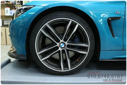 BMW 428i 430i 순정 704M 휠기스 복원 보다 휠보레 장착으로 부담없이 든든하게~^^ 로드아우터 동탄점