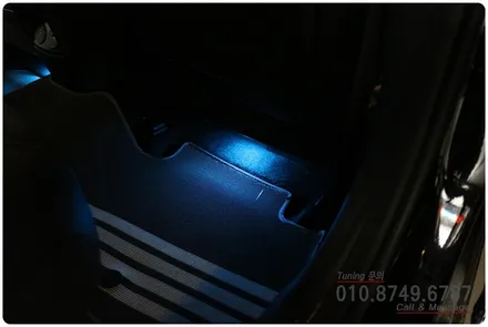 K8 하이브리드 순정 연동형 LED 엠비언트 풋등 튜닝 리뷰~ 로드아우터 동탄점