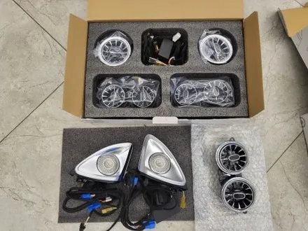 W222 벤츠 S350 송풍구엠비언트, 4D 부메스터  튜닝으로 실내분위기 업업!!