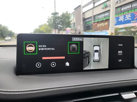 GV70 EV 전기차 순정 서라운드뷰 SVM , 후측방 모니터 BVM 순정옵션튜닝 활성화 !!