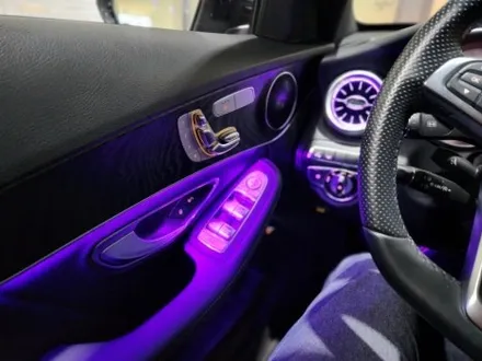 벤츠 C250d 64색 광량업 엠비언트라이트, 송풍구라이트