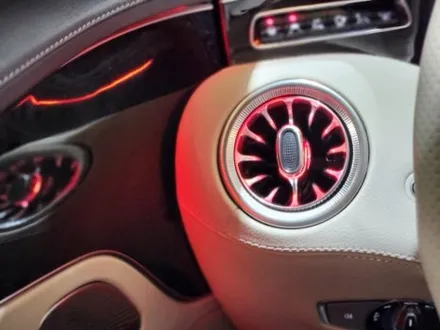 16년식 벤츠 S63amg 7색 송풍구 엠비언트라이트 장착기, 커스텀 엠비언트