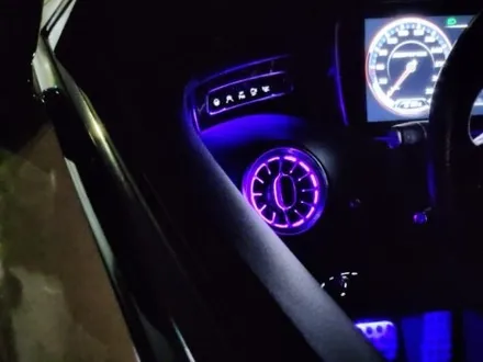 벤츠 S63amg 쿠페 차량에 장착하는 송풍구 엠비언트라이트, 커스텀 시공