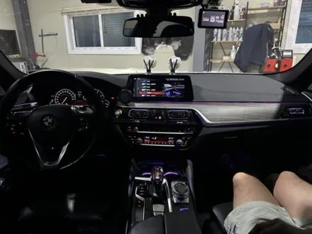 BMW 5시리즈 송풍구엠비언트, 콘솔엠비언트, 회오리 무드등 장착기