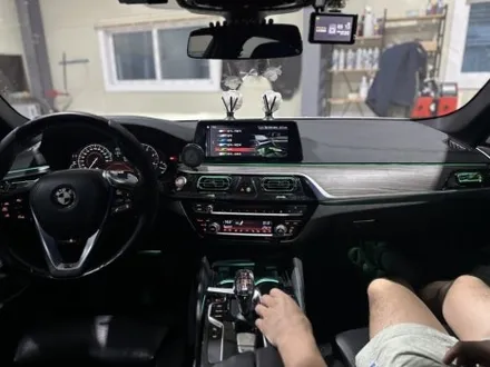 BMW 5시리즈 송풍구엠비언트, 콘솔엠비언트, 회오리 무드등 장착기