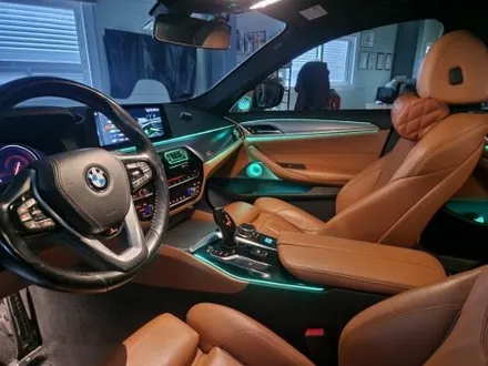BMW 5시리즈 기어콘솔 엠비언트, 송풍구 엠비언트 장착