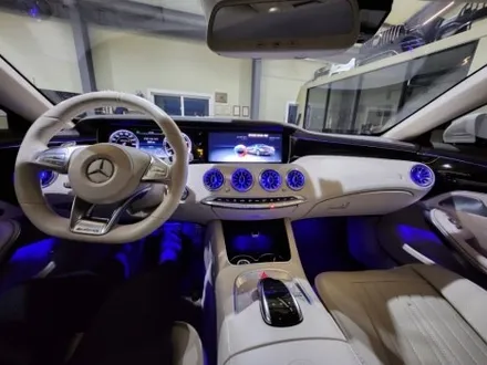 16년식 벤츠 S63amg 7색 송풍구 엠비언트라이트 장착기, 커스텀 엠비언트