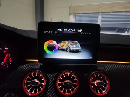 벤츠 A45 amg 엠비언트 튜닝, 송풍구, 도어 엠비언트 순정 코딩 활성화