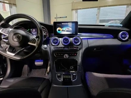 벤츠 C250d 64색 광량업 엠비언트라이트, 송풍구라이트