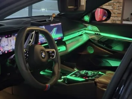 BMW G60 5시리즈 실내 엠비언트 패키지, 2열 인터렉션바, 회오리엠비언트, 썬루프조명, 콘솔 조명, 크리스탈 기어봉