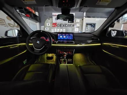 BMW 5시리즈 5GT 실내 엠비언트라이트 무드등 장착, 블루투스 연동