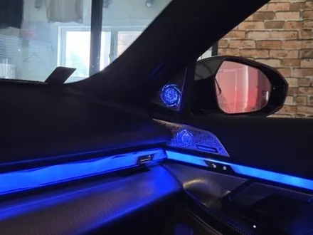 BMW G60 5시리즈 실내 엠비언트 패키지, 2열 인터렉션바, 회오리엠비언트, 썬루프조명, 콘솔 조명, 크리스탈 기어봉