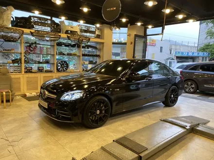 페이스리프트 W205  벤츠 C43 AMG 4matic 보조ECU 칩튠으로 400마력 이상 출력 만들기, 레이스칩 GTS BLACK 고고!!