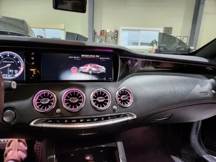 벤츠 s클래스 s63amg 커스텀으로 시공하는 송풍구엠비언트라이트 여기서 해결됩니다.