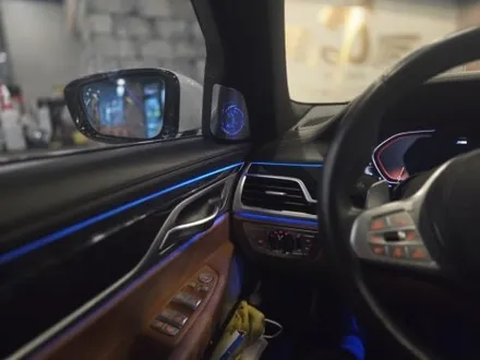 BMW 7시리즈 LCI 전용 크리스탈 기어봉, 회오리 엠비언트 패키지 장착기
