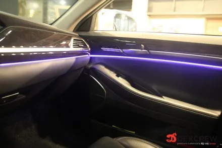 제네시스 EQ900 비노출 엠비언트 라이트 작업으로 조금 더 무드 있는 실내 만들기!