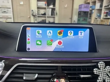 BMW 7시리즈 730Ld G11 - id5 -> id6 순정 애플 카플레이 활성화와 데이라이트 황변 고장 수리! / 대전 서구 탄방동