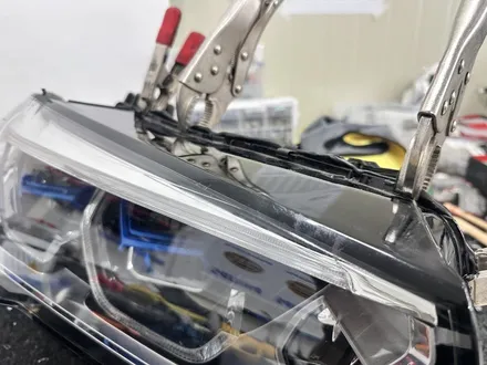 BMW X5 G05 - 엔젤아이 데이라이트 황변 , 아크릴과 LED 수리로 주간주행등 수리 완료! [대전 BMW 엔젤아이 황변] / 대전 서구 탄방동