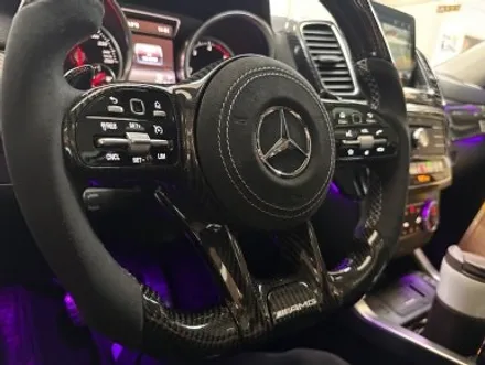 벤츠 GLE350 AMG63 (W166) - AMG 알칸타라 카본 디컷 핸들과 RPM핸들 게이지까지! / 대전 서구 탄방동