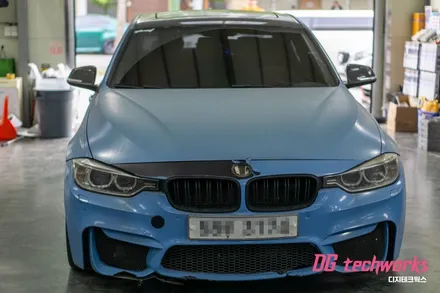 대구 랩핑 전문 BMW 3시리즈 전체 랩핑 재 시공 / 대구 달성군