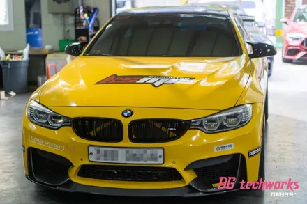 대구랩핑 BMW M4 전체랩핑 및 데칼링 작업 디지테크웍스 / 대구 달성군