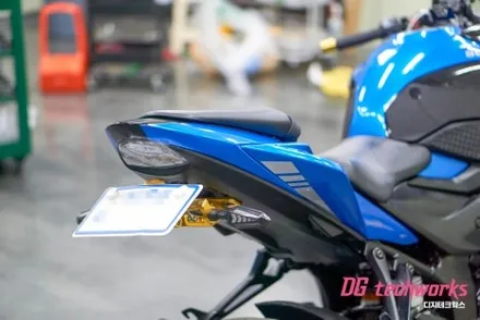 대구랩핑 스즈키 S750 블루 전체랩핑 바이크랩핑 / 대구 달성군