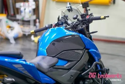 대구랩핑 스즈키 S750 블루 전체랩핑 바이크랩핑 / 대구 달성군