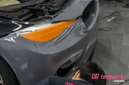 대구 랩핑 전문 BMW 3시리즈 전체 랩핑 재 시공 / 대구 달성군