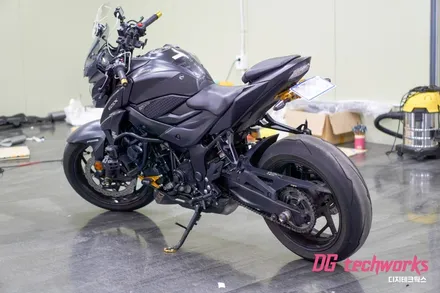 대구랩핑 스즈키 S750 블루 전체랩핑 바이크랩핑 / 대구 달성군