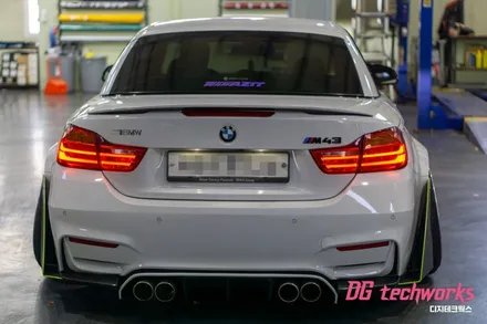 대구 튜닝샵 BMW 4시리즈 GT윙 설치 시공 대구 디지테크웍스 / 대구 달성군