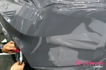 대구 랩핑 전문 BMW 3시리즈 전체 랩핑 재 시공 / 대구 달성군