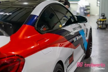 대구랩핑 BMW M4 전체랩핑 및 데칼링 작업 디지테크웍스 / 대구 달성군
