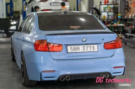 대구 랩핑 전문 BMW 3시리즈 전체 랩핑 재 시공 / 대구 달성군