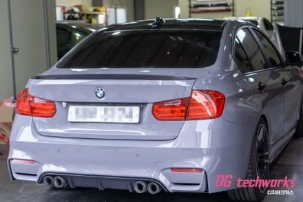 대구 랩핑 전문 BMW 3시리즈 전체 랩핑 재 시공 / 대구 달성군