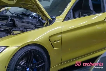 대구랩핑 BMW M4 전체랩핑 및 데칼링 작업 디지테크웍스 / 대구 달성군