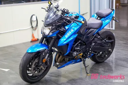 대구랩핑 스즈키 S750 블루 전체랩핑 바이크랩핑 / 대구 달성군
