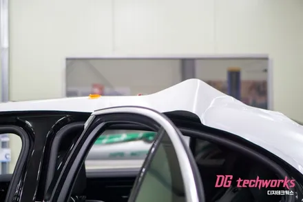 대구 벤츠 S450L 새옷입히기 , 화이트 전체랩핑 시공 / 대구 달성군