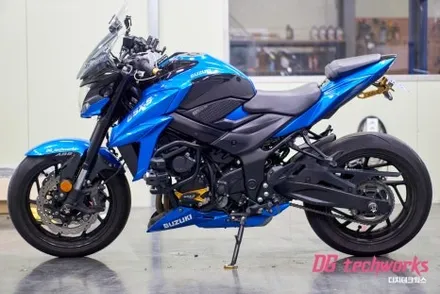 대구랩핑 스즈키 S750 블루 전체랩핑 바이크랩핑 / 대구 달성군