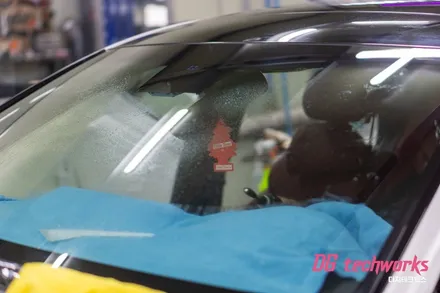 대구 G80 글라스틴트 레이니블루 틴팅 시공 / 대구 달성군