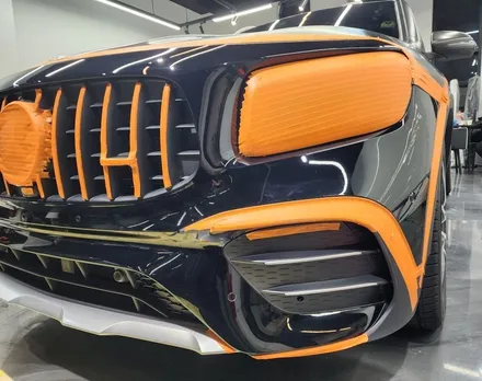 동탄랩핑 벤츠 AMG GLB 35 사틴다크바솔트 전체랩핑 맞춤 색상 / 동탄 산척동