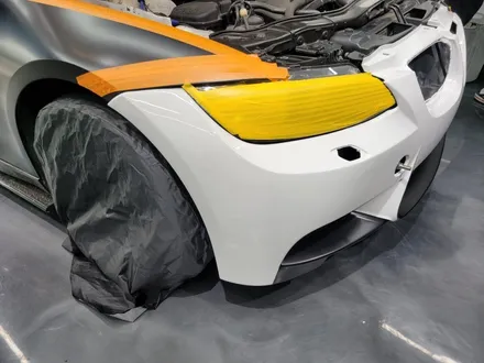 화성차량랩핑  bmw328I 사틴블랙 유동성을 고려해 광범위하게 진행 / 동탄 산척동