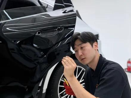 천안 랩핑, 카이엔 블랙 고광택으로 즐기기 / 충남 천안