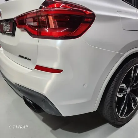 BMW 뒷범퍼 랩핑제거및재시공 [창원크롬죽이기-창원루프스킨-창원랩핑샵-진해랩핑샵-마산랩핑샵-경남랩핑샵-부산랩핑샵-양산랩핑샵-김해랩핑샵-진해루프스킨-진해크롬죽이기] / 창원시 진해구