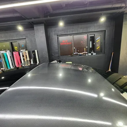 폭스바겐 루프스킨 요즘 대세는 카본루프스킨 [창원크롬죽이기-창원루프스킨-창원랩핑샵-진해랩핑샵-마산랩핑샵-경남랩핑샵-부산랩핑샵-양산랩핑샵-김해랩핑샵-진해루프스킨-진해크롬죽이기] / 창원시 진해구