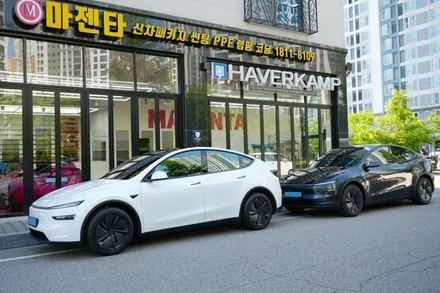 테슬라 화이트 시트 반사 틴팅 하면? 이런 느낌 모델Y 마젠타 남양주 / 남양주 다산동