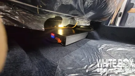 인천 블랙박스 출장시공 - 제네시스 GV80 아이나비QXD5000 마이티셀 보조배터리 깔끔한 시공!! / 남양주 구리 하남